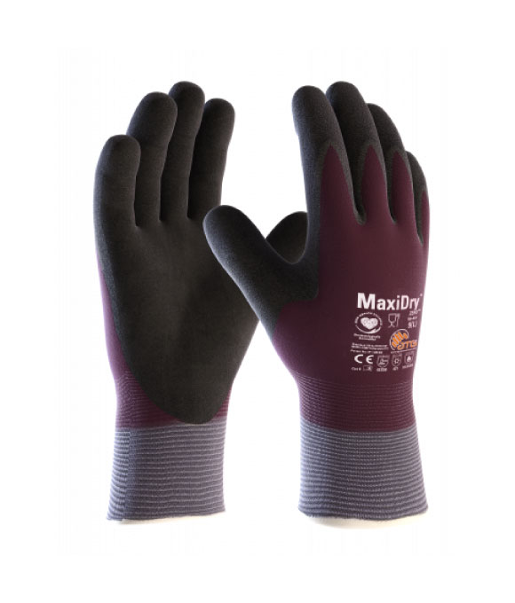 MAXI DRY COATED OIL RESISTANT WORK GLOVE 