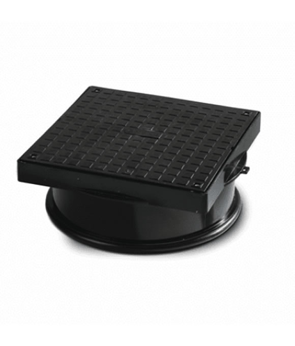 POLYPIPE MANHOLE COVER & FRAME PVC SQUARE UG502 325 X 325MM
