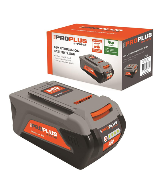 PRO PLUS EVOLVE 40V 2.5AH LITHIUM-ION BATTERY 
