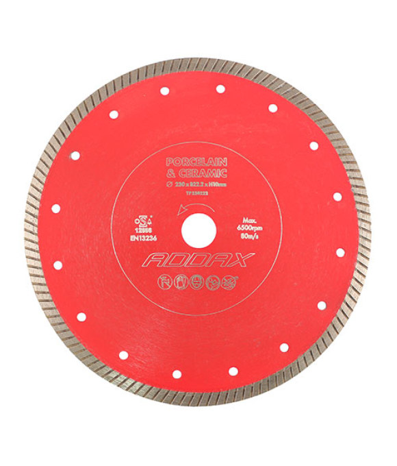 ADDAX PORCELAIN & CERAMIC THIN TURBO BLADE 115 X 22.2MM 