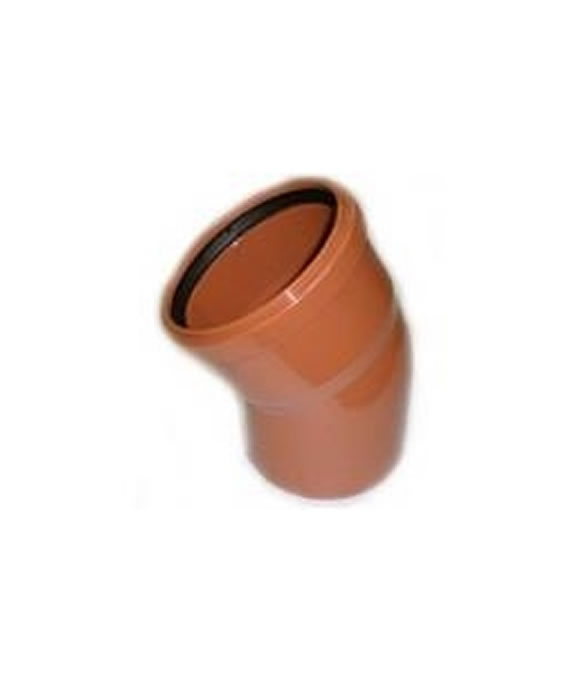 POLYPIPE SEWER BEND 30DEG S/S 110MM