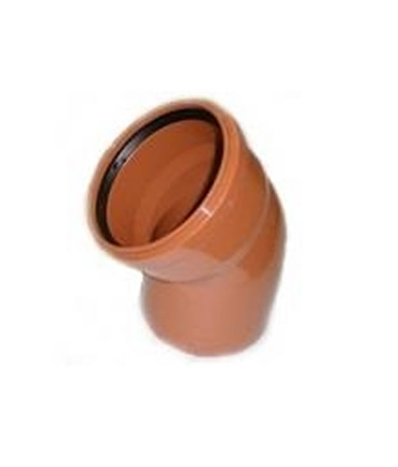POLYPIPE SEWER BEND 45DEG S/S 110MM