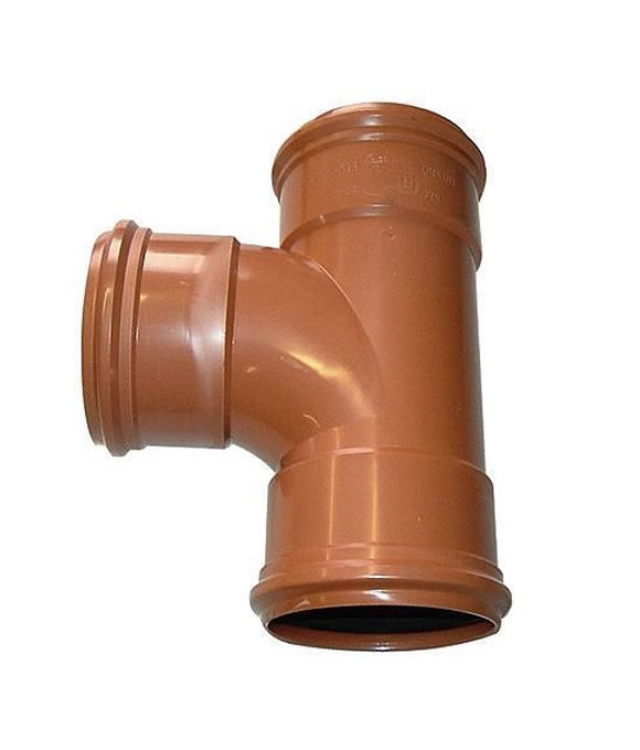 POLYPIPE SEWER TEE 110MM