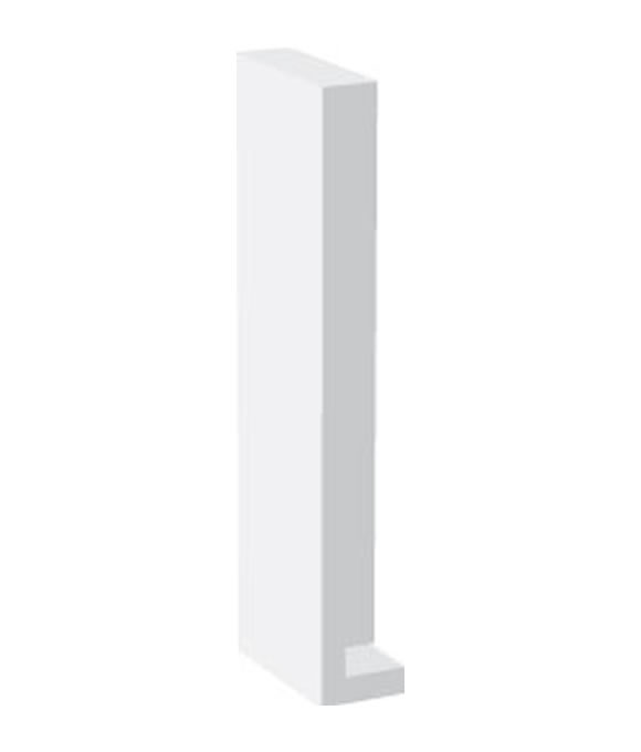 FASCIA BOARD SQUARE WHITE 250MM X 5MT