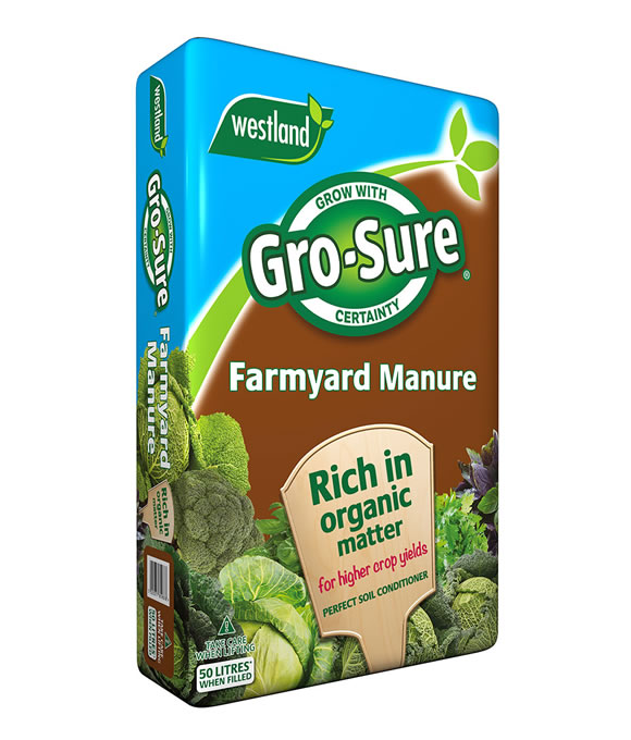WESTLAND GRO-SURE FARMYARD MANURE 60LT